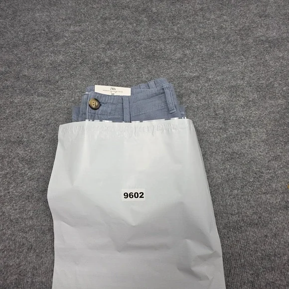 Zara The Baggy Cargo Pant Women's 32 (USA 0) Gray-Blue Balloon Leg Mid Rise NWT - Picture 15 of 15